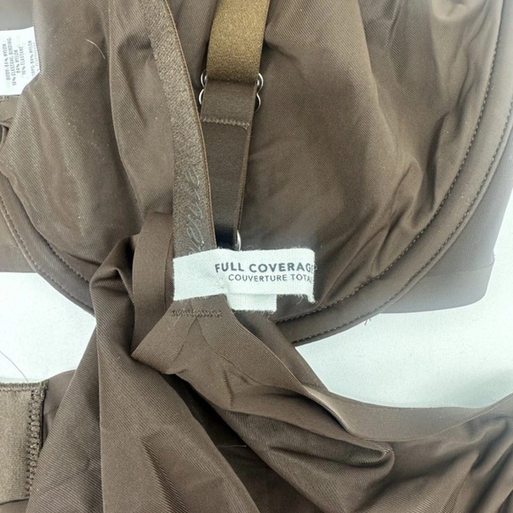 Set of 2 new Aerie Smoothez 38DD full coverage chocolate brown bras - Picture 4 of 4